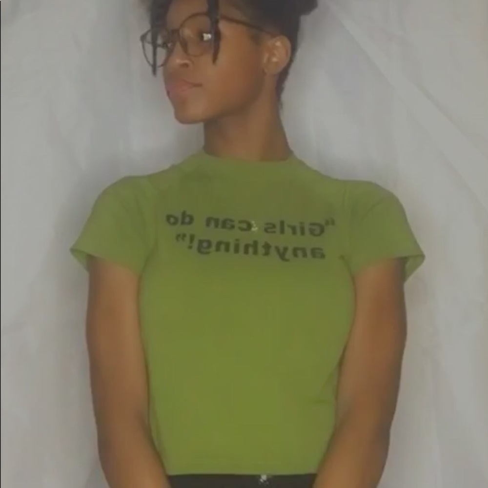 Girls Can Too Crop Top